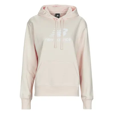 New Balance Essentials Stacked Logo Hoodie Pulóverek Bézs