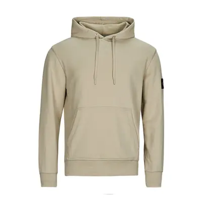 Calvin Klein Jeans BADGE HOODIE Pulóverek Bézs