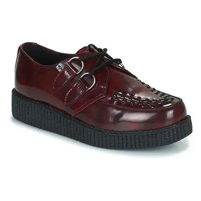 TUK Viva Low Creeper Burgundy Oxford cipők Piros