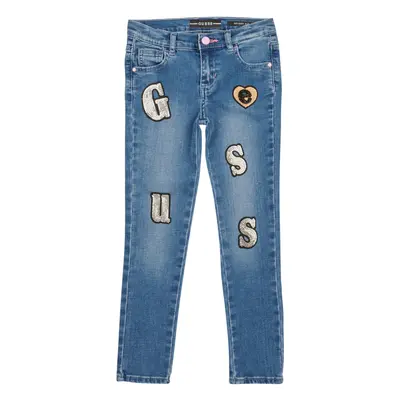 Guess DENIM FIT PANTS Slim farmerek Kék