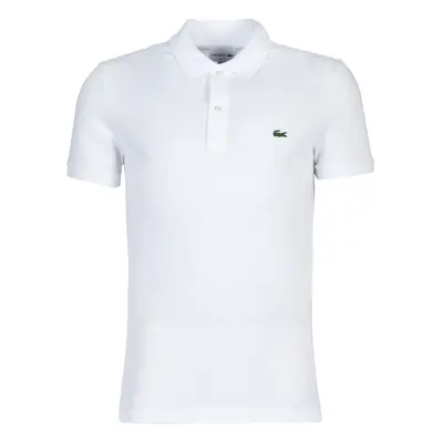 Lacoste PH4012 SLIM Rövid ujjú galléros pólók Fehér