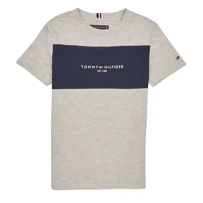 Tommy Hilfiger ESSENTIAL COLORBLOCK TEE S/S Rövid ujjú pólók Szürke