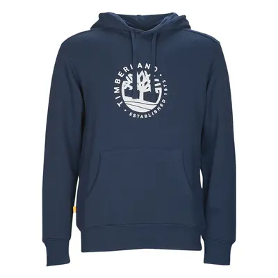 Timberland Refibra Logo Hooded Sweatshirt (Regular LB) Pulóverek Fekete