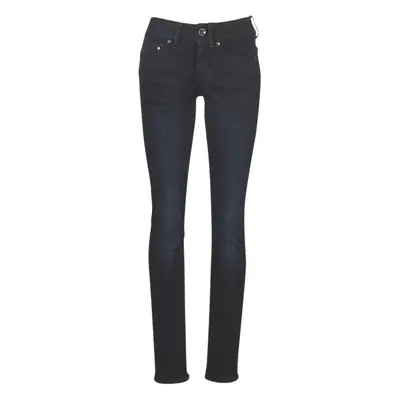 G-Star Raw MIDGE MID STRAIGHT WMN Egyenes szárú farmerek Kék