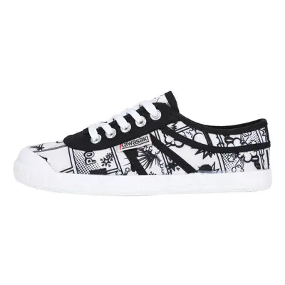 Kawasaki Cartoon Canvas Shoe K202410-ES 1002 White Divat edzőcipők Fehér