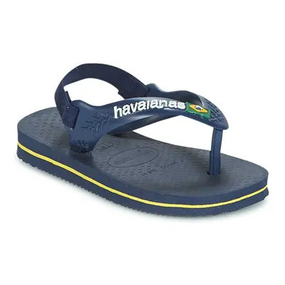 Havaianas BABY BRASIL LOGO Lábujjközös papucsok Tengerész