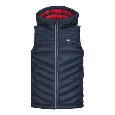 Jack & Jones JJEHERO BODYWARMER HOOD Steppelt kabátok Tengerész