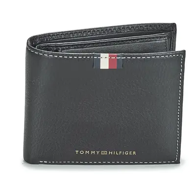 Tommy Hilfiger TH CORP LEATHER CC AND COIN Pénztárcák Fekete