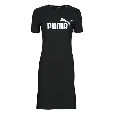 Puma ESS SLIM TEE DRESS Rövid ruhák Fekete