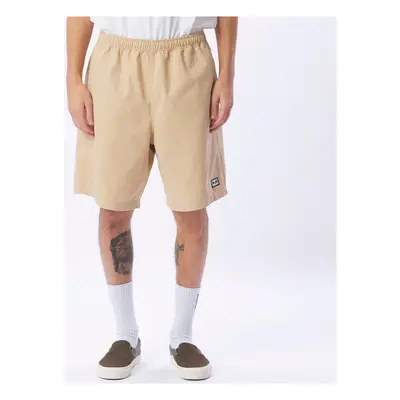 Obey Easy relaxed twill short Rövidnadrágok Bézs