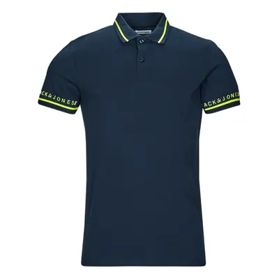 Jack & Jones JJGLOBUS POLO SS Rövid ujjú galléros pólók Tengerész