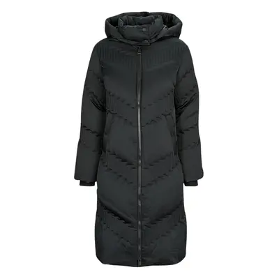 Guess IDA LONG DOWN JACKET Steppelt kabátok Fekete