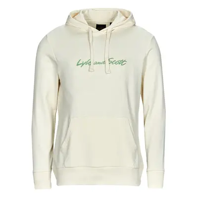 Lyle & Scott EMBROIDERED LOGO HOODIE Pulóverek Fehér