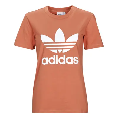 adidas TREFOIL TEE Rövid ujjú pólók Rózsaszín