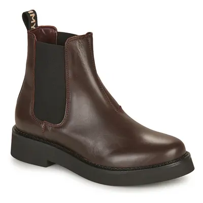 Tommy Jeans TJW CHELSEA FLAT BOOT Csizmák Barna