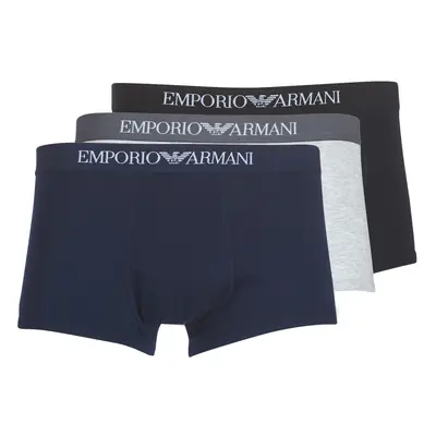 Emporio Armani CC722-PACK DE 3 Boxerek Fekete