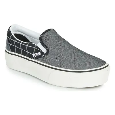 Vans CLASSIC SLIP-ON PLATFORM Belebújós cipők Szürke