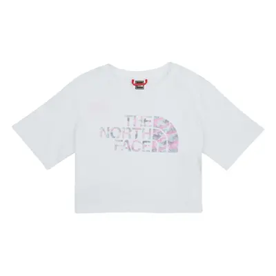 The North Face Girls S/S Crop Easy Tee Rövid ujjú pólók Fehér