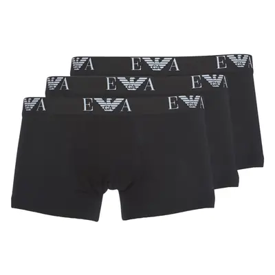 Emporio Armani CC715-PACK DE 3 Boxerek Fekete