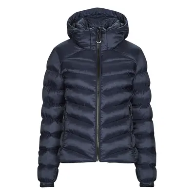 Superdry HOODED FUJI PADDED JACKET Steppelt kabátok Tengerész