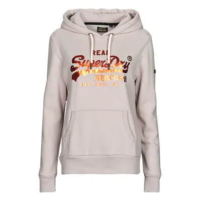 Superdry VL EMBELLISH HOOD Pulóverek Bézs