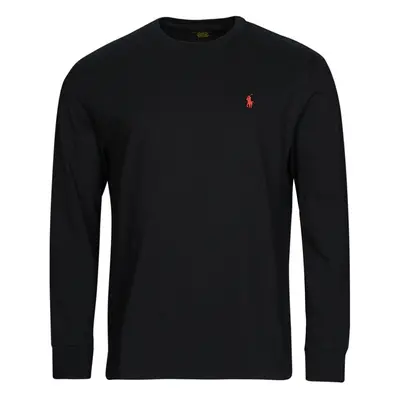 Polo Ralph Lauren K224SC08-LSCNCLSM5-LONG SLEEVE-T-SHIRT Hosszú ujjú pólók Fekete