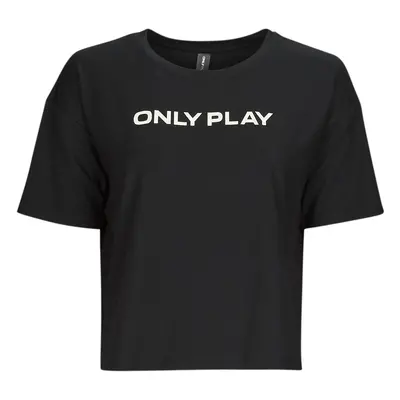 Only Play ONPFONT LOGO SHORT SS TRAIN TEE Rövid ujjú pólók Fekete