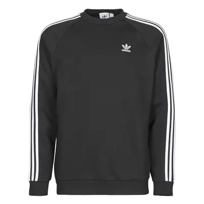 adidas 3-STRIPES CREW Pulóverek Fekete