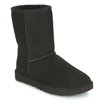 UGG CLASSIC SHORT II Csizmák Fekete