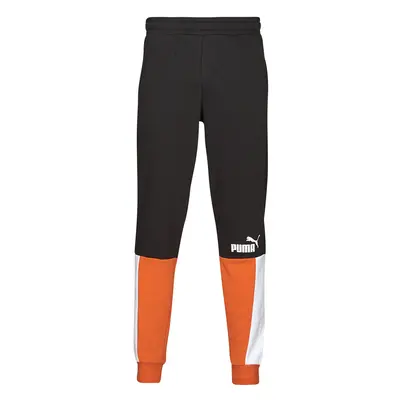 Puma ESS+ BlOCK SWEATPANT TR Futónadrágok / Melegítők Fekete