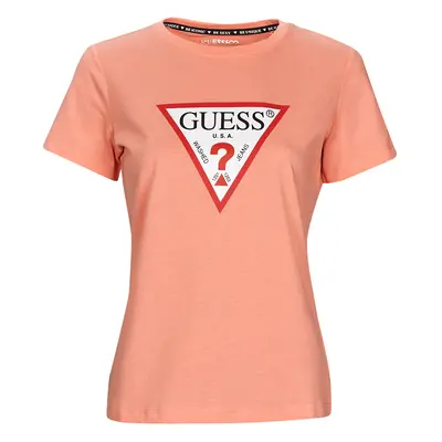 Guess SS CN ORIGINAL TEE Rövid ujjú pólók Rózsaszín