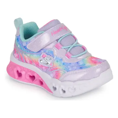 Skechers FLUTTER HEART LIGHTS Rövid szárú edzőcipők Ezüst