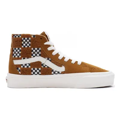 Vans Sk8-hi tapered tufted check Deszkás cipők Barna