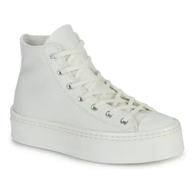 Converse CHUCK TAYLOR ALL STAR MODERN LIFT PLATFORM CANVAS Magas szárú edzőcipők Fehér