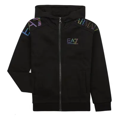 Emporio Armani EA7 LOGO SERIES SWEATSHIRT Pulóverek Fekete