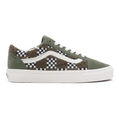 Vans Old skool tufted check Deszkás cipők Zöld