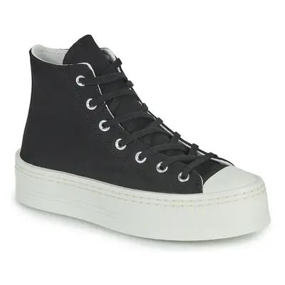 Converse CHUCK TAYLOR ALL STAR MODERN LIFT PLATFORM CANVAS Magas szárú edzőcipők Fekete