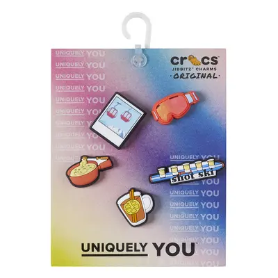 Crocs JIBBITZ APRES FOOD AND DRINK 5 PACK Cipő kiegészítők Sokszínű