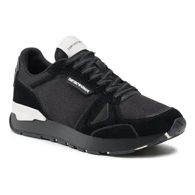 Emporio Armani SNEAKER X4X551XM979 Divat edzőcipők Fekete