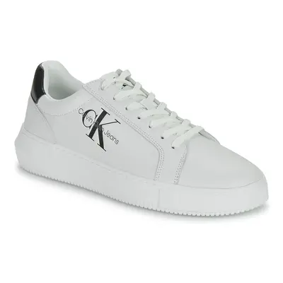 Calvin Klein Jeans CHUNKY CUPSOLE MONO LTH Rövid szárú edzőcipők Fehér