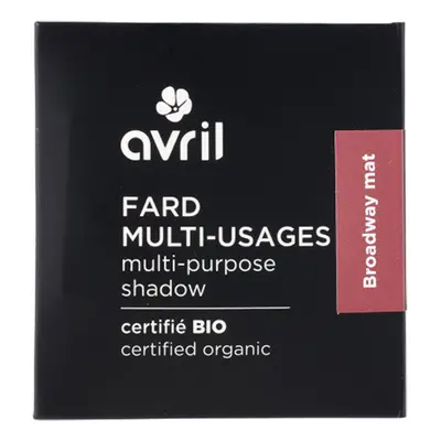 Avril Certified Organic Eyeshadow - Broadway Mat Szem alapozók Barna