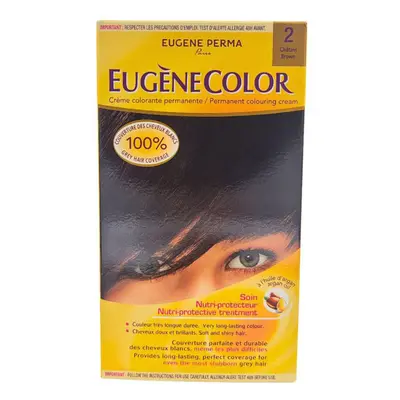 Eugene Perma Permanent Coloring Cream Eugènecolor - 02 Chatain Hajfestés Bézs