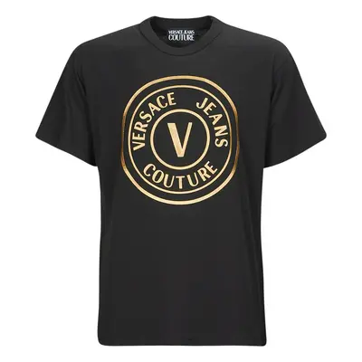 Versace Jeans Couture GAHT05 Rövid ujjú pólók Fekete