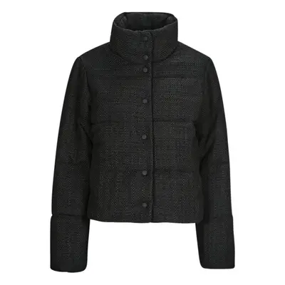 Only ONLWIKI BOUCLE MIX PUFFER JACKET OTW Steppelt kabátok Fekete