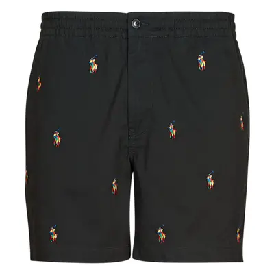 Polo Ralph Lauren SHORT "PREPSTER" EN CHINO LEGER AVEC CORDON DE SERAGE Rövidnadrágok Fekete