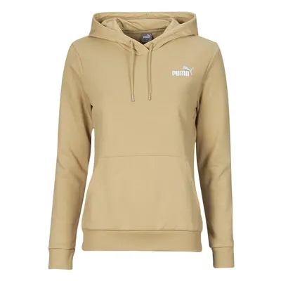 Puma ESS+ EMBROIDERY HOODIE TR Pulóverek Bézs