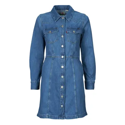 Levis FLYNN WESTERN CORE DRESS Rövid ruhák Kék