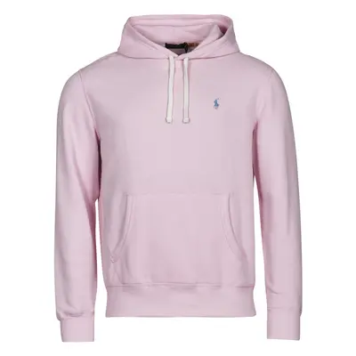 Polo Ralph Lauren SWEAT A CAPUCHE MOLTONE EN COTON LOGO PONY PLAYER Pulóverek Rózsaszín