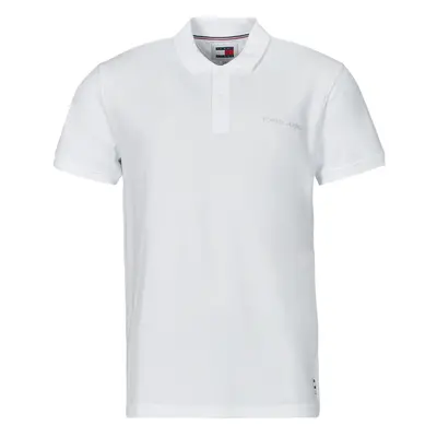 Tommy Jeans TJM REG CLASSIC POLO Rövid ujjú galléros pólók Fehér