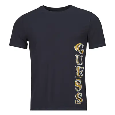 Guess SS CN VERTICAL GUESS TEE Rövid ujjú pólók Tengerész